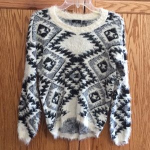 Furry fuzzy soft. Perfect sweater with leggings!